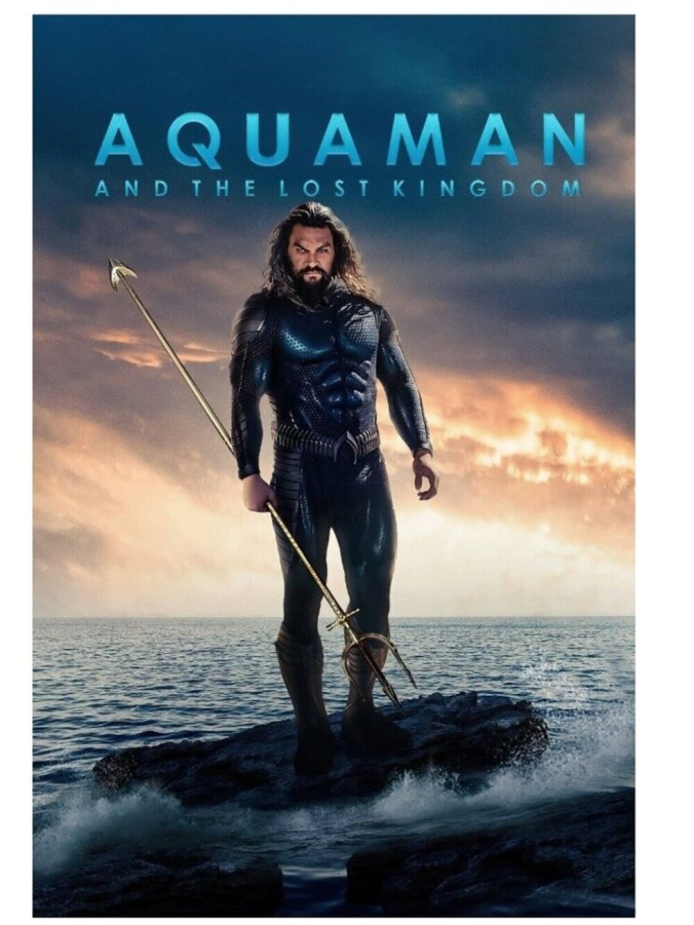 Aquaman And The Lost Kingdom 2023 Movie Film Poster Wall Art